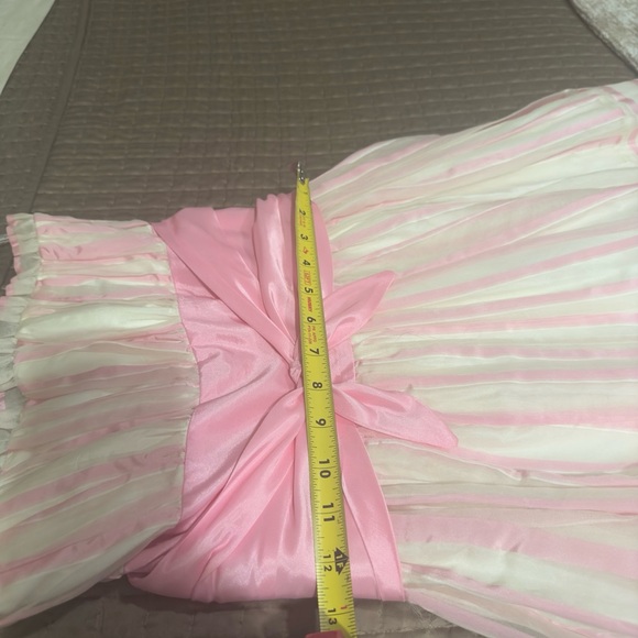 Betsey Johnson hPink and White Dress. - Picture 5 of 11